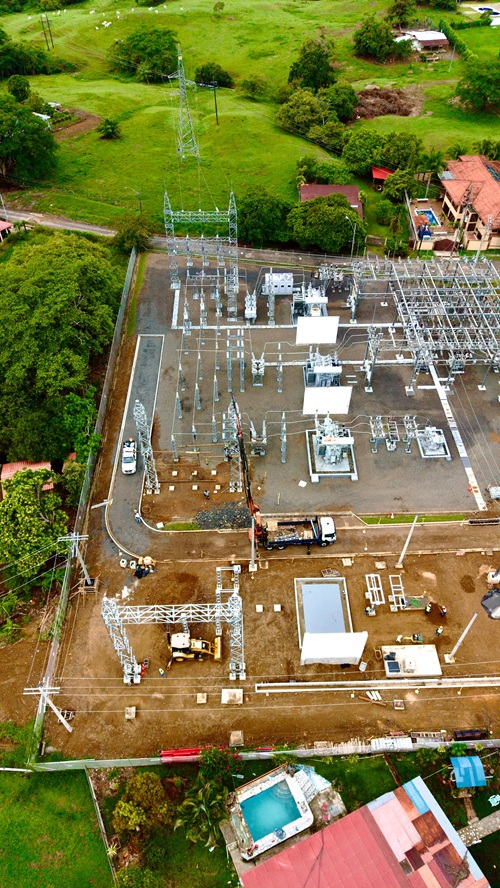 Naturgy avanza un 70% en el desarrollo de la ampliación de infraestructura eléctrica, en santiago de veraguas 2 SE Santiago 2